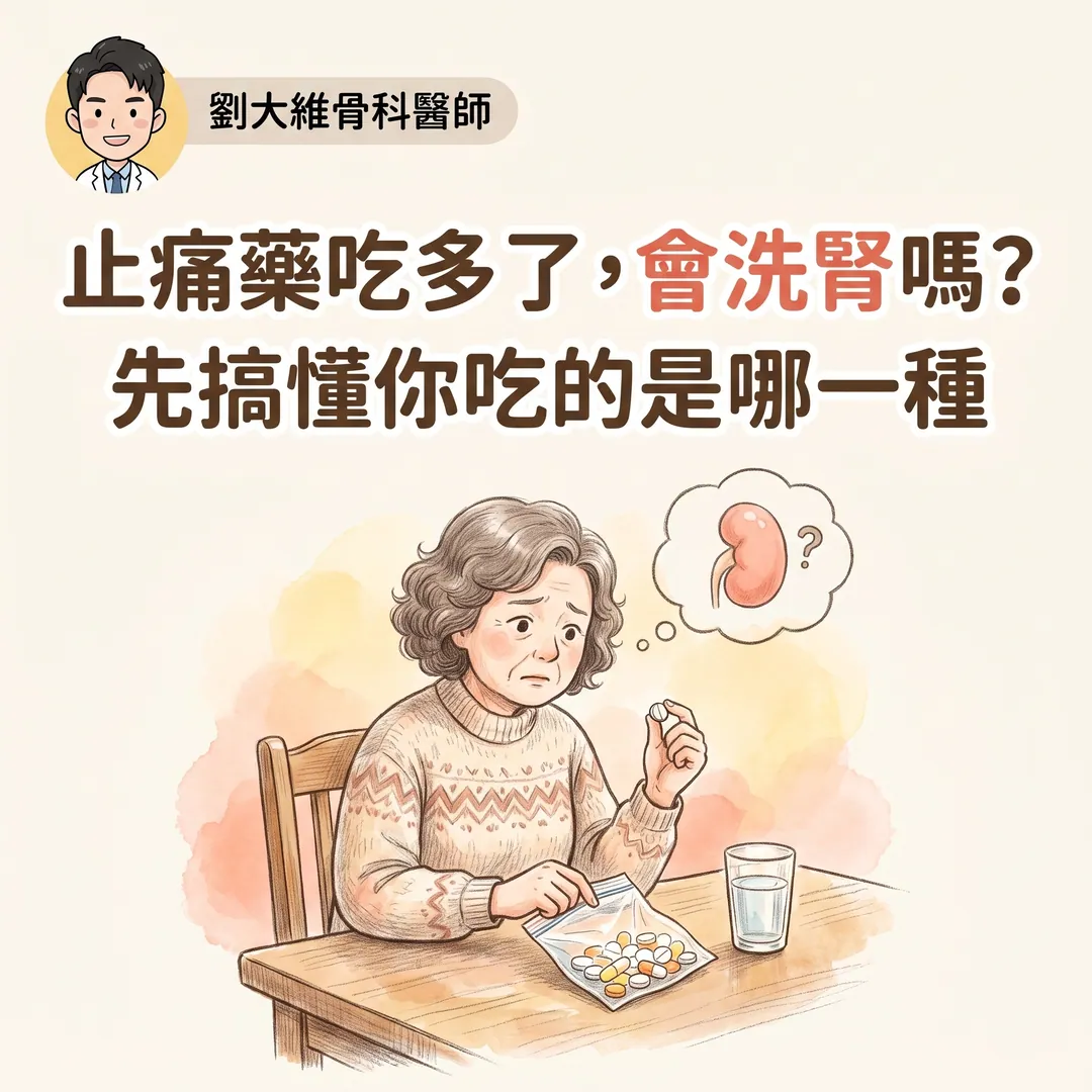 NSAID 類止痛藥全解析：常見種類、與普拿疼的差別、傷腎機轉與替代方案