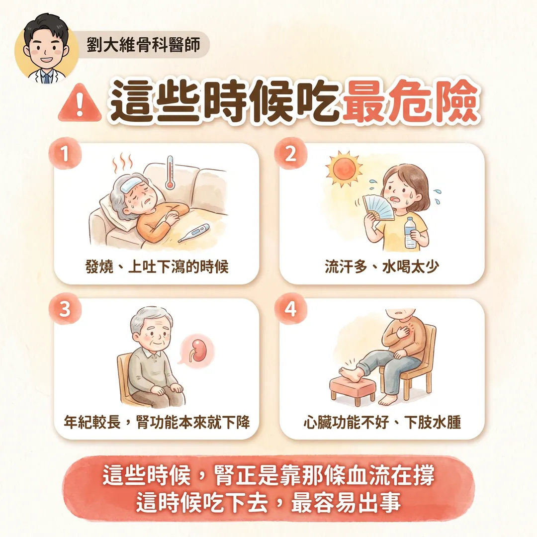 NSAID 類止痛藥全解析:常見種類、與普拿疼的差別、傷腎機轉與替代方案 衛教圖 6