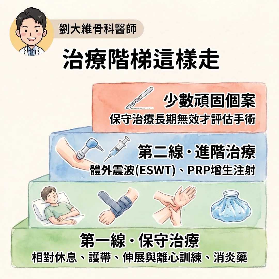 手肘外側一用力就痛?認識「網球肘」與居家保養 衛教圖 5