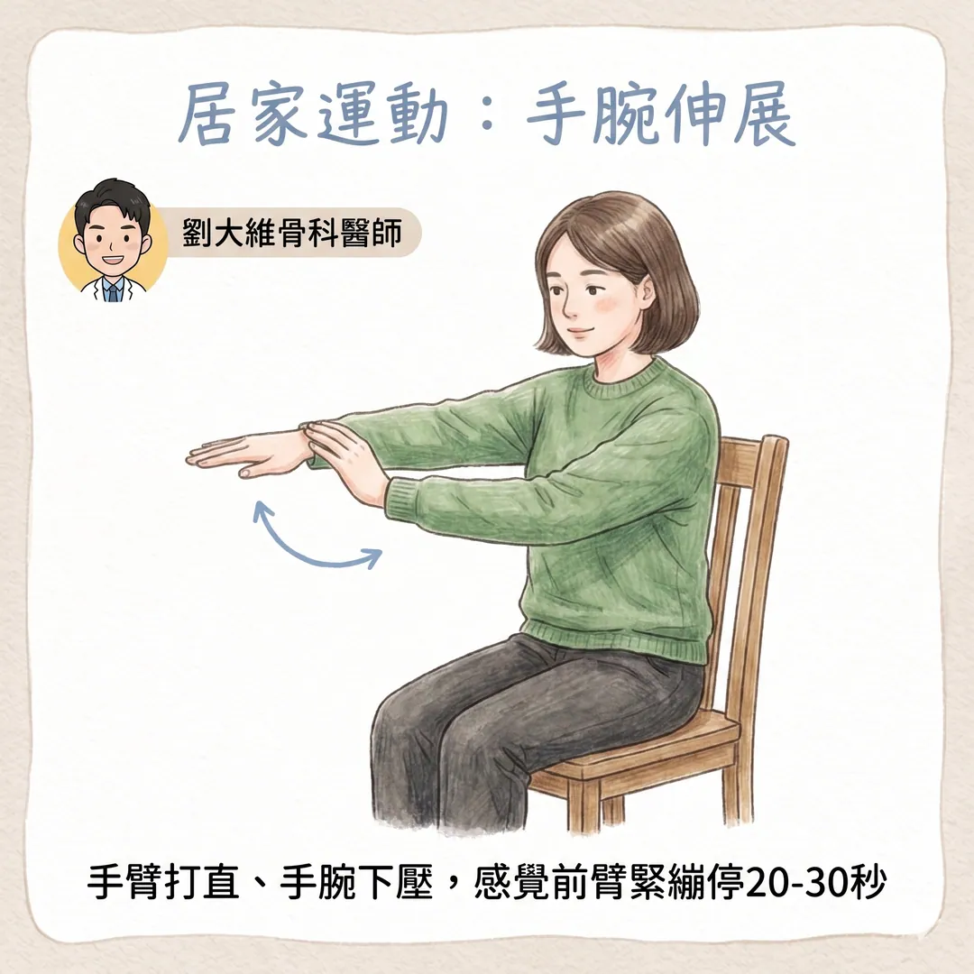 手肘外側一用力就痛?認識「網球肘」與居家保養 衛教圖 6