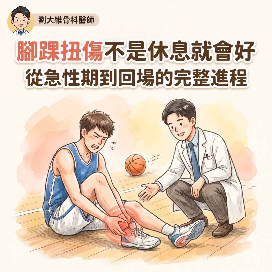 腳踝韌帶撕裂後怎麼復健？急性期、復健期，還有 PRP 到底什麼時候該打