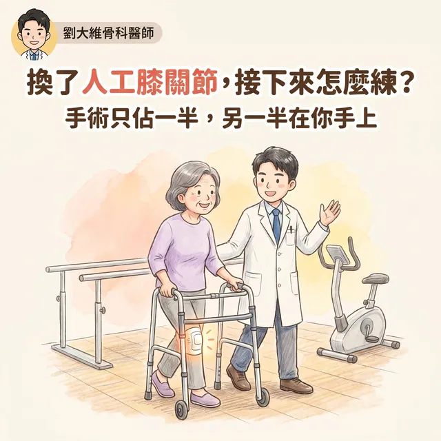 膝關節置換術後的復健計畫：一份從術前到半年的完整時間表