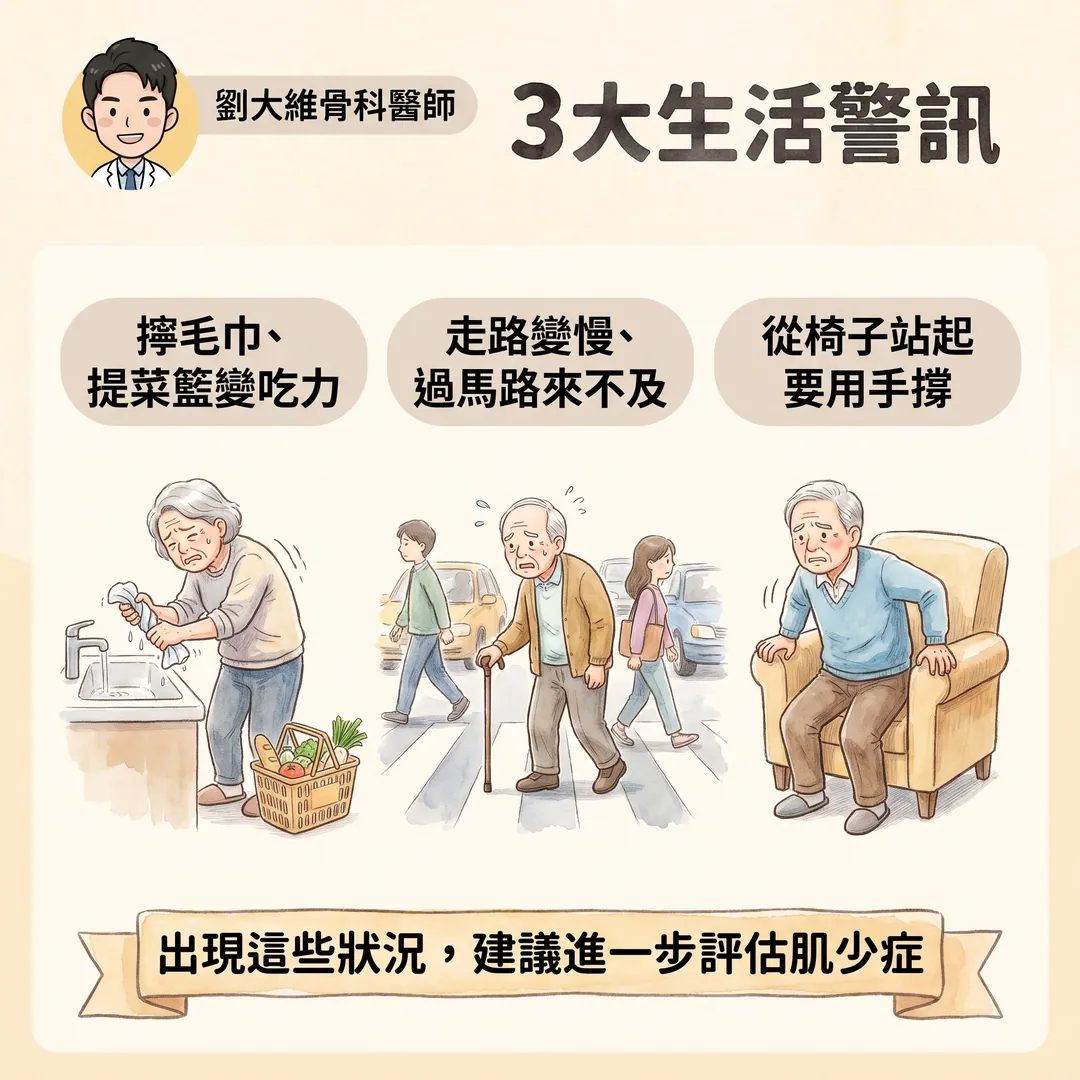 不只是「老了沒力」!認識肌少症與最有效的運動處方 衛教圖 3
