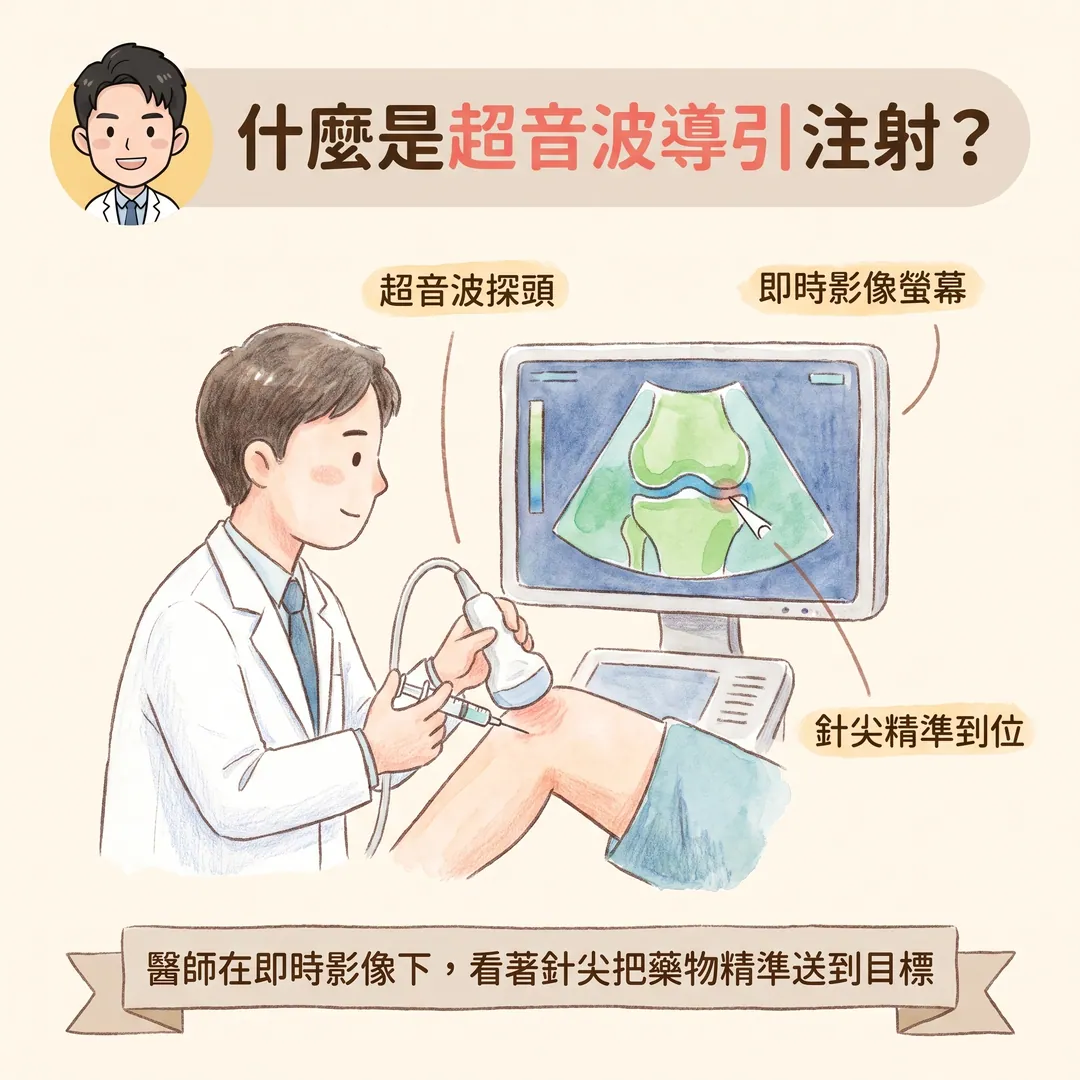 為什麼疼痛治療要用「超音波導引注射」?骨科醫師告訴你關鍵差別 衛教圖 2