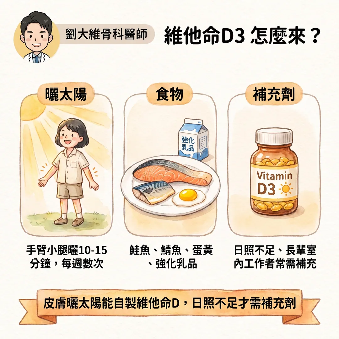 骨科醫師教你：鈣和維他命D3，怎麼補才對？ 衛教圖 5