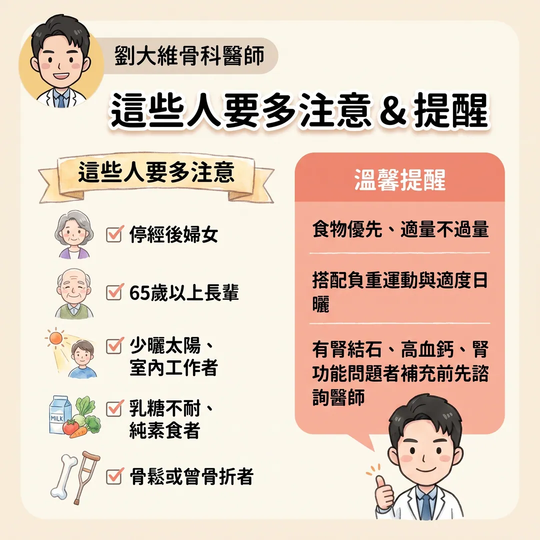 骨科醫師教你：鈣和維他命D3，怎麼補才對？ 衛教圖 8