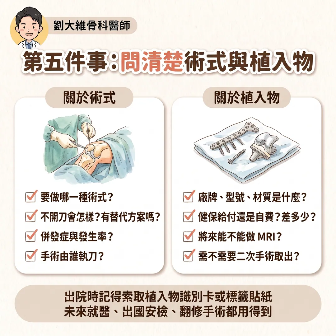 骨科手術前你該注意的事:6 件在進手術室之前就決定成敗的事 衛教圖 7