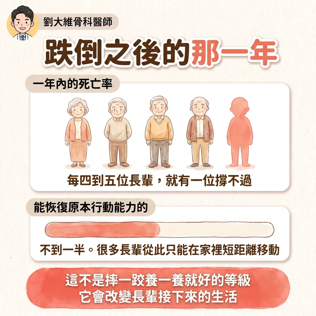 髖關節骨折:老年人殺手 衛教圖 3