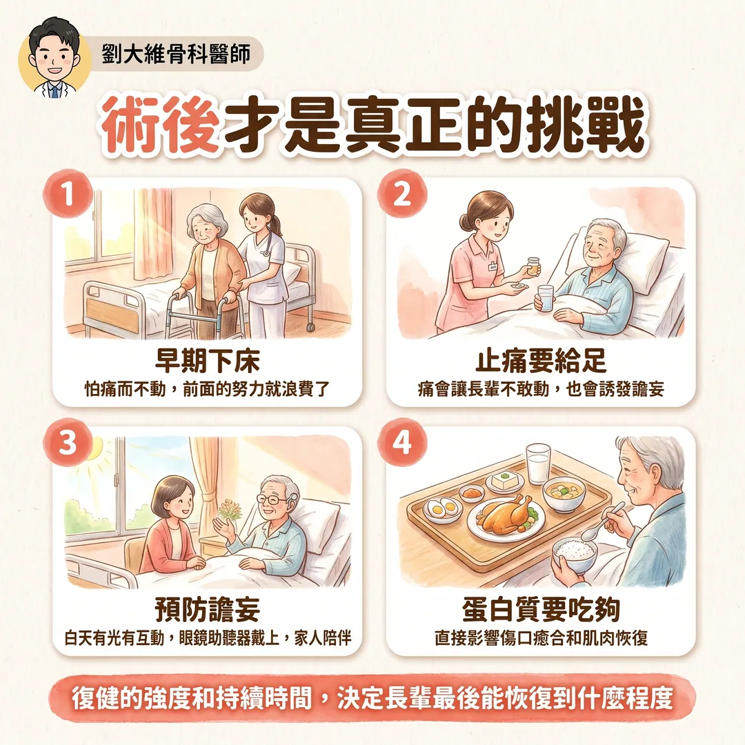 髖關節骨折:老年人殺手 衛教圖 7